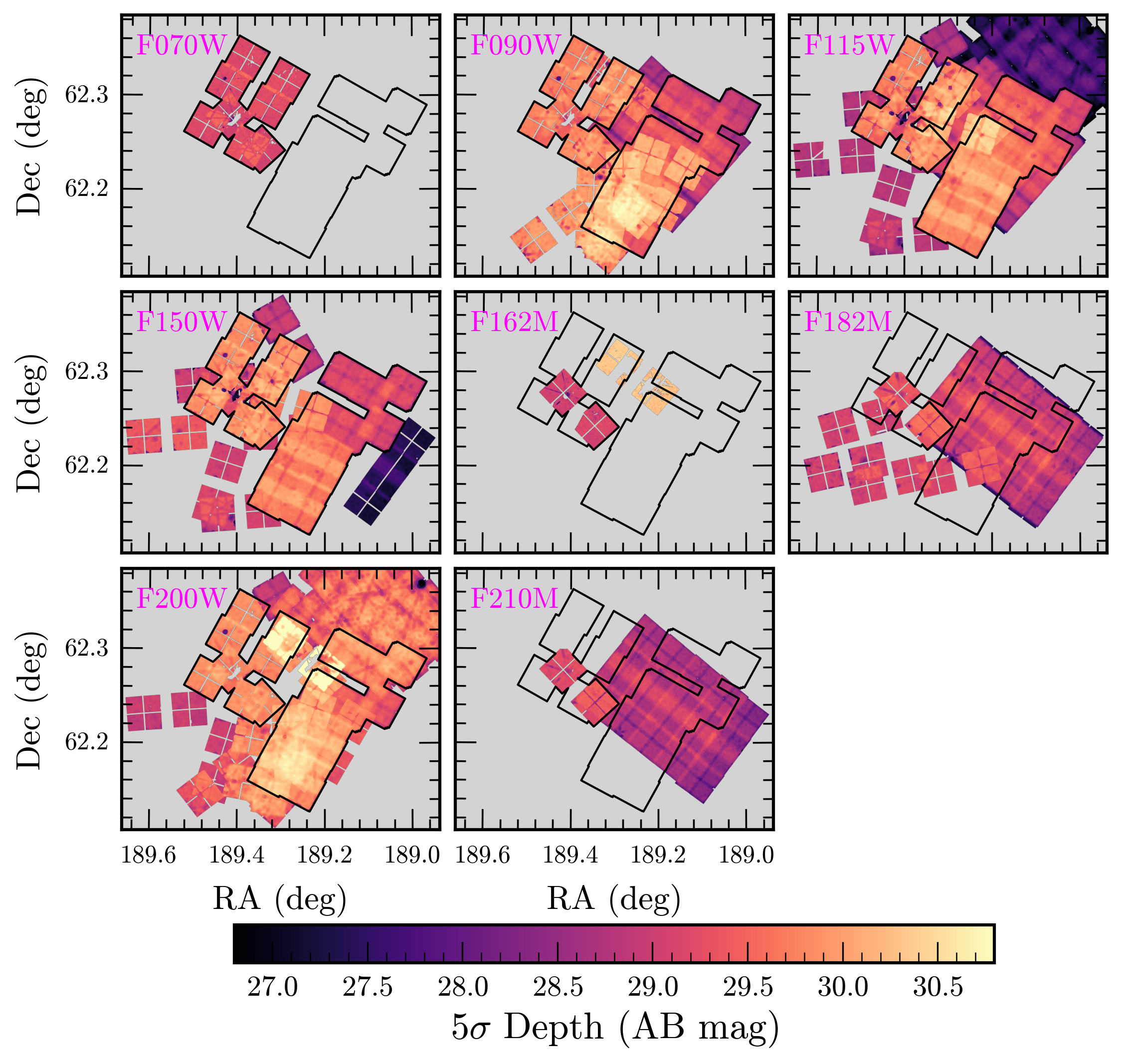 JADES GOODS-N SW Depth